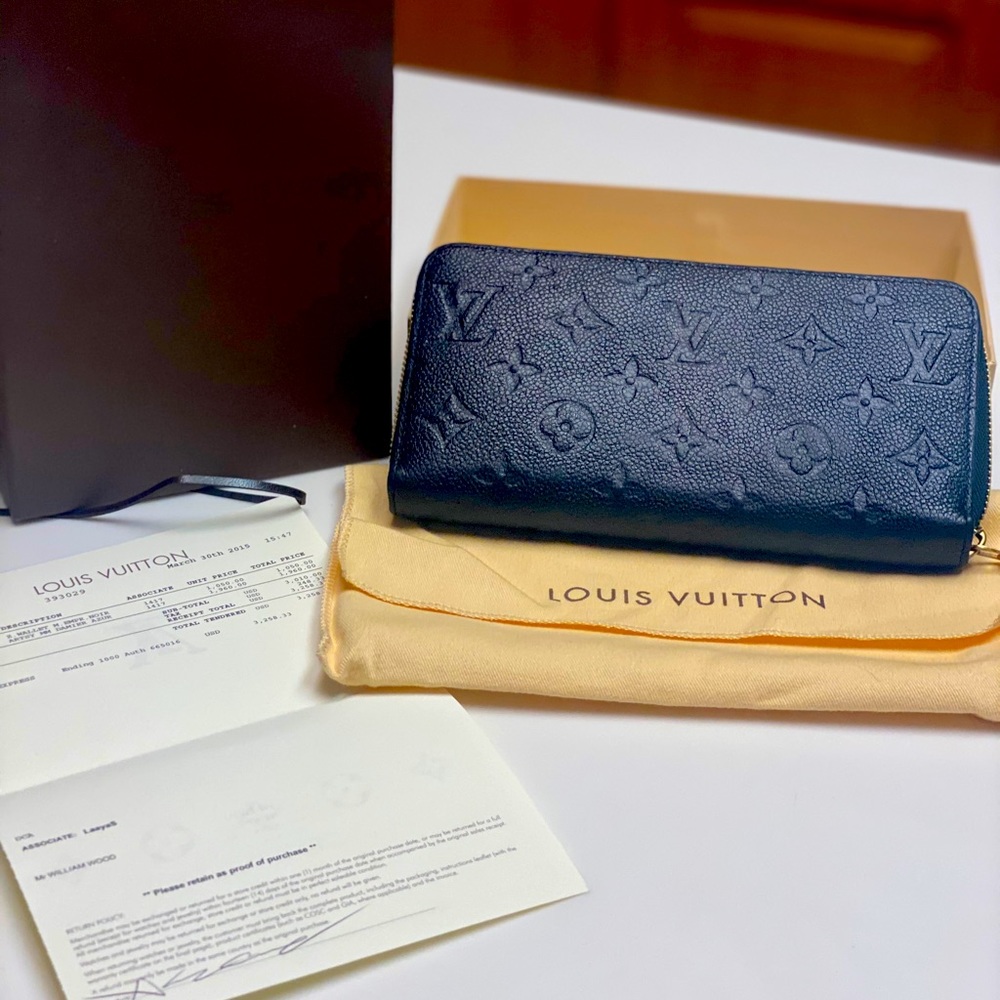 Zippy wallet monogram empriente